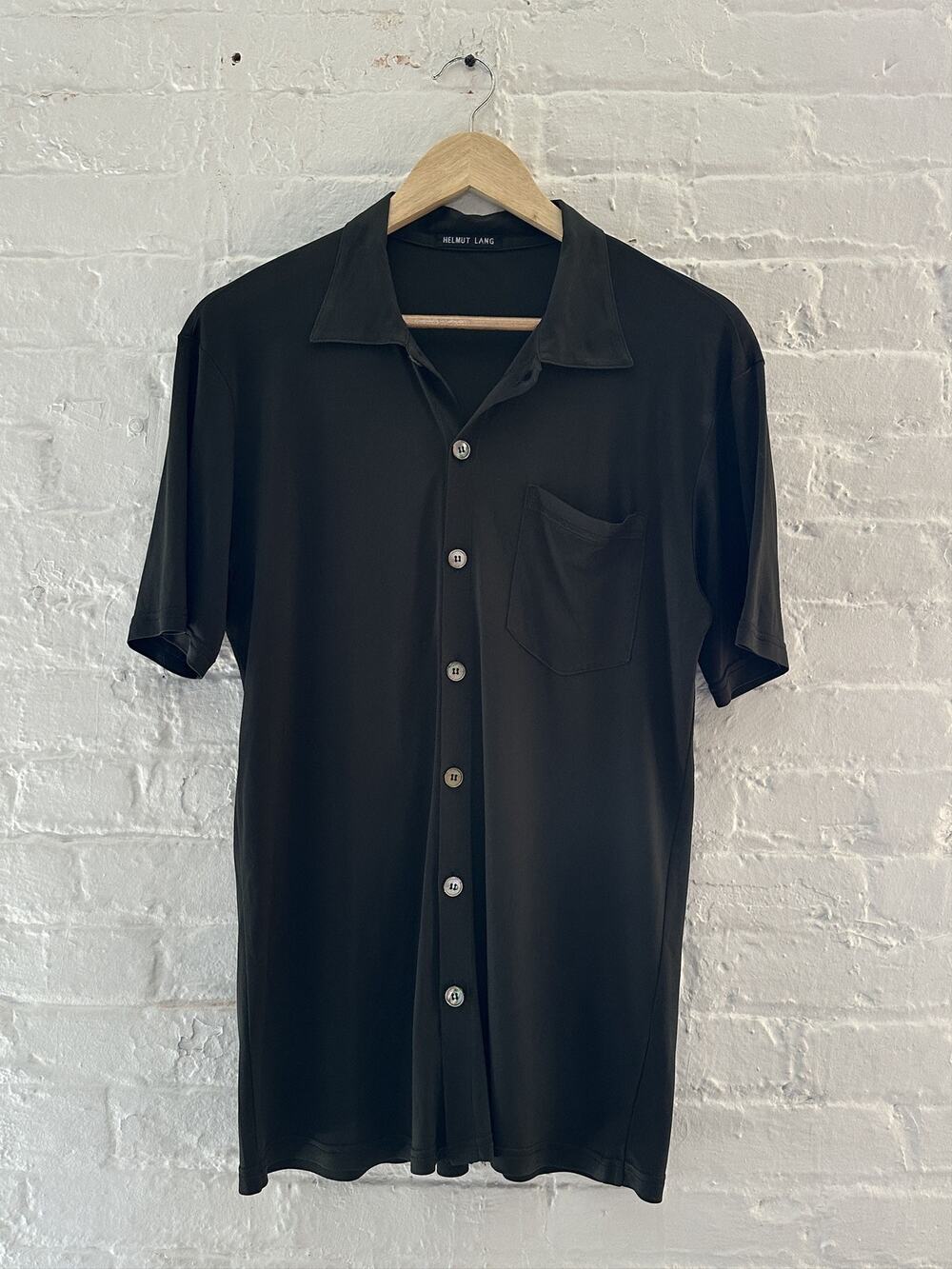 Helmut Lang 90s Vintage Short Sleeve Button Up Shirt